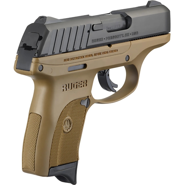 Pistolet Ruger EC9s kal. 9x19mm Black/FDE